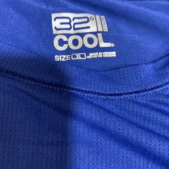 Cool Blue long sleeve athletic shirt men XL. SKU348#longsleeve - Picture 3 of 5